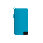 Extern batteripack Pebble Pokket 1000 mAh i mikroformat för nyckelring – Blå