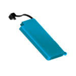 Extern batteripack Pebble Pokket 1000 mAh i mikroformat för nyckelring – Blå