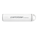 Pebble Ministick -kannettava akku – valkoinen