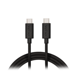 Veho USB-C™–USB-C™- ja synkronointikaapeli (1 m/3,3 ft)